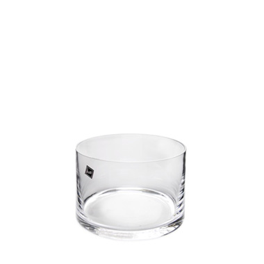 Glass Cylinder Vase Clear (17Dx12cmH)