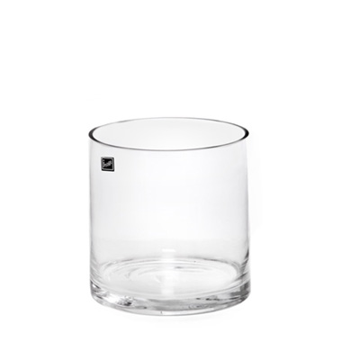 Glass Cylinder Vase Clear (18Dx18cmH)