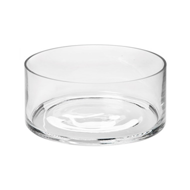 - Glass Float Bowl Cylinder Clear (20x9cmH)