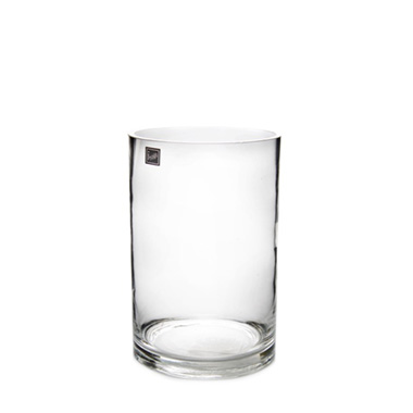 Glass Cylinder Vase Clear (15Dx25cmH)