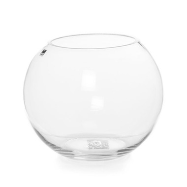Fish Bowl Vases - Glass Fish Bowl 22cm Clear (14TDx22Dx19cmH)