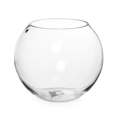 Fish Bowl Vases - Glass Fish Bowl 28cm Clear (18TDx26Dx26cmH)