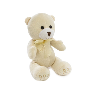 Teddy Bear Baby Paw Print Cream (15cmST)