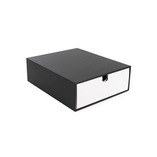 Hamper Boxes - Hamper Gift Drawer Box Small Black (32x26x10cmH)