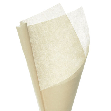 Nonwoven Wrap Sheets NOVA Cream (50x70cm) Pack 50