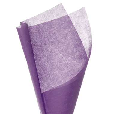 Nonwoven Flower Wrapping Paper - Nonwoven Wrap Sheets NOVA Violet (50x70cm) Pack 50