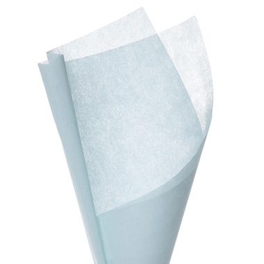 Nonwoven Flower Wrapping Paper - Nonwoven Wrap Sheets NOVA Baby Blue (50x70cm) Pack 50