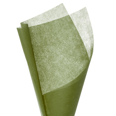 Nonwoven Flower Wrapping Paper - Nonwoven Wrap Sheets NOVA Moss (50x70cm) Pack 50