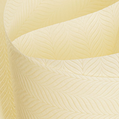 Nonwoven Embossed Wrap Sheets Willow Ivory Pk 50 (50x70cm)