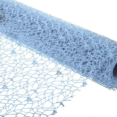 - Lace Spider Mesh Roll Baby Blue (50cmx4.5m)