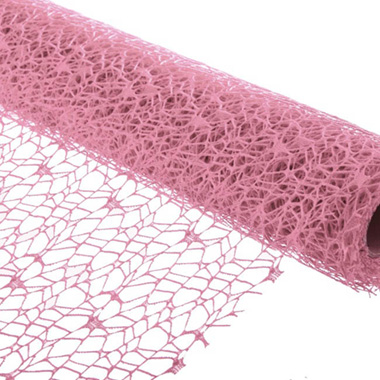 Lace Spider Mesh Roll Baby Pink (50cmx4.5m)