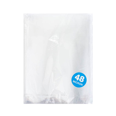 Cello Bag 48mic Pack 100 Clear (21x30cmH) A4 Size