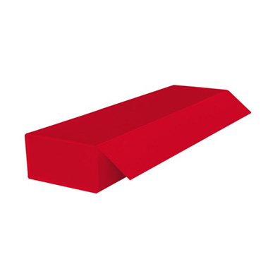 Rose Box Magnetic Lid Flat Pack Dozen Red(75x21x11cmH)