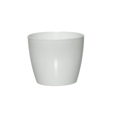 Plastic Flower Pots - Regal Pot 13.5Dx11.5cmH White