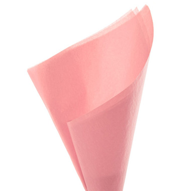Tissue Paper - Tissue Paper Pack 480 Deluxe Acid Free 17gsm Pink (50x75cm)