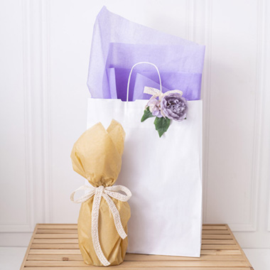 Tissue Paper Pack 480 Deluxe Acid Free 17gsm Lilac (50x75cm)