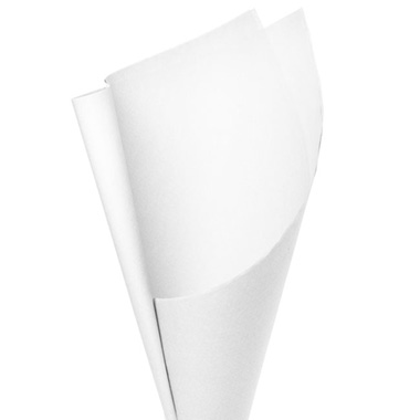 Brown & White Kraft Paper - Kraft Paper 80gsm 5kg Pack White (50x70cm)