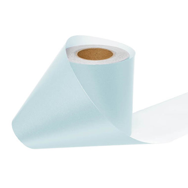 Wrapping Paper Rolls - Wrapping Narrow Roll Solid Gloss Baby Blue (10cmx25m)