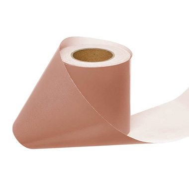 Wrapping Paper Rolls - Wrapping Narrow Roll Solid Gloss Dusty Pink (10cmx25m)