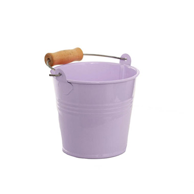 Tin Bucket Bambino Lavender (8Dx7cmH)