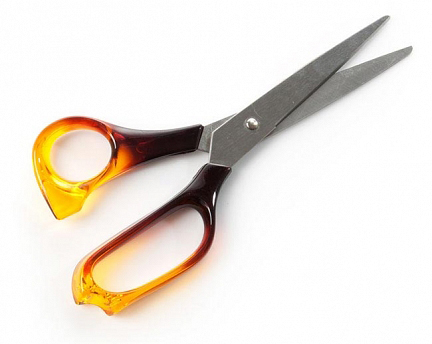 Use sharp scissors especially when cutting ribbon