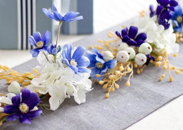 How to Make a Silk Flower Garland