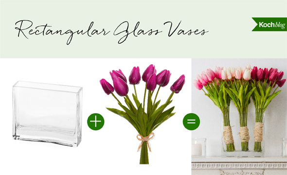 rectangular vase shapes suit tulips best
