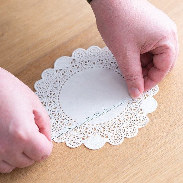measure doily to size
