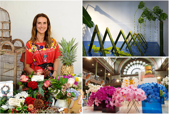 Melbourne International Flower and Garden Show 2015Emma Barnet, Ikebana Display & Flowers Vasette