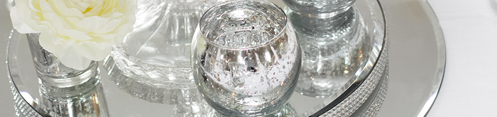 decorative candle plates